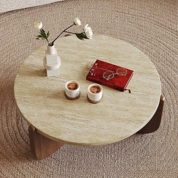 Travertine Coffee Table - sparkledecor.com