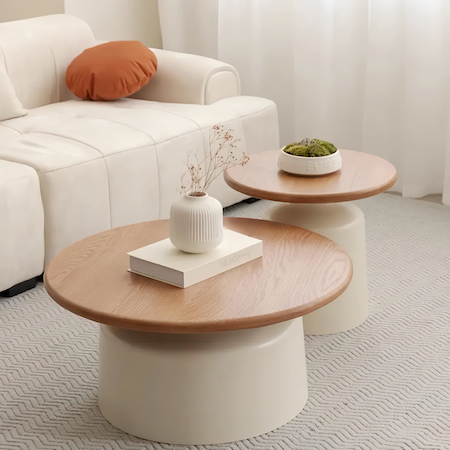 Round Coffee Table | A Centerpiece for Your Living Space - sparkle-decor.com