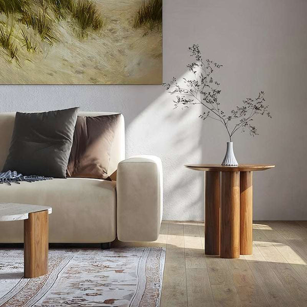 wood sofa side table - sparkledecor.com